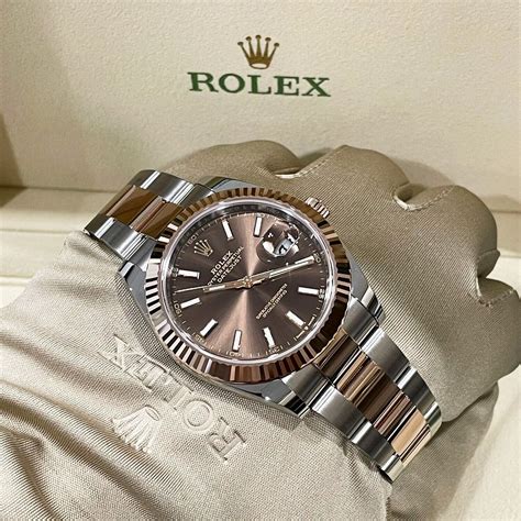 emas ros rolex|rolex chocolate brown strap.